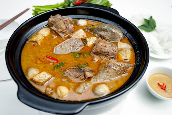 Vịt trời nấu chao hấp dẫn