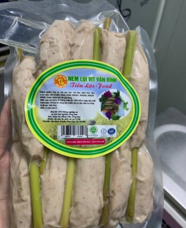 Giá chả vịt Vân Đình