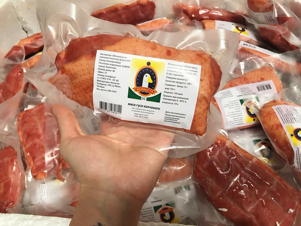 lườn ngỗng hun khói